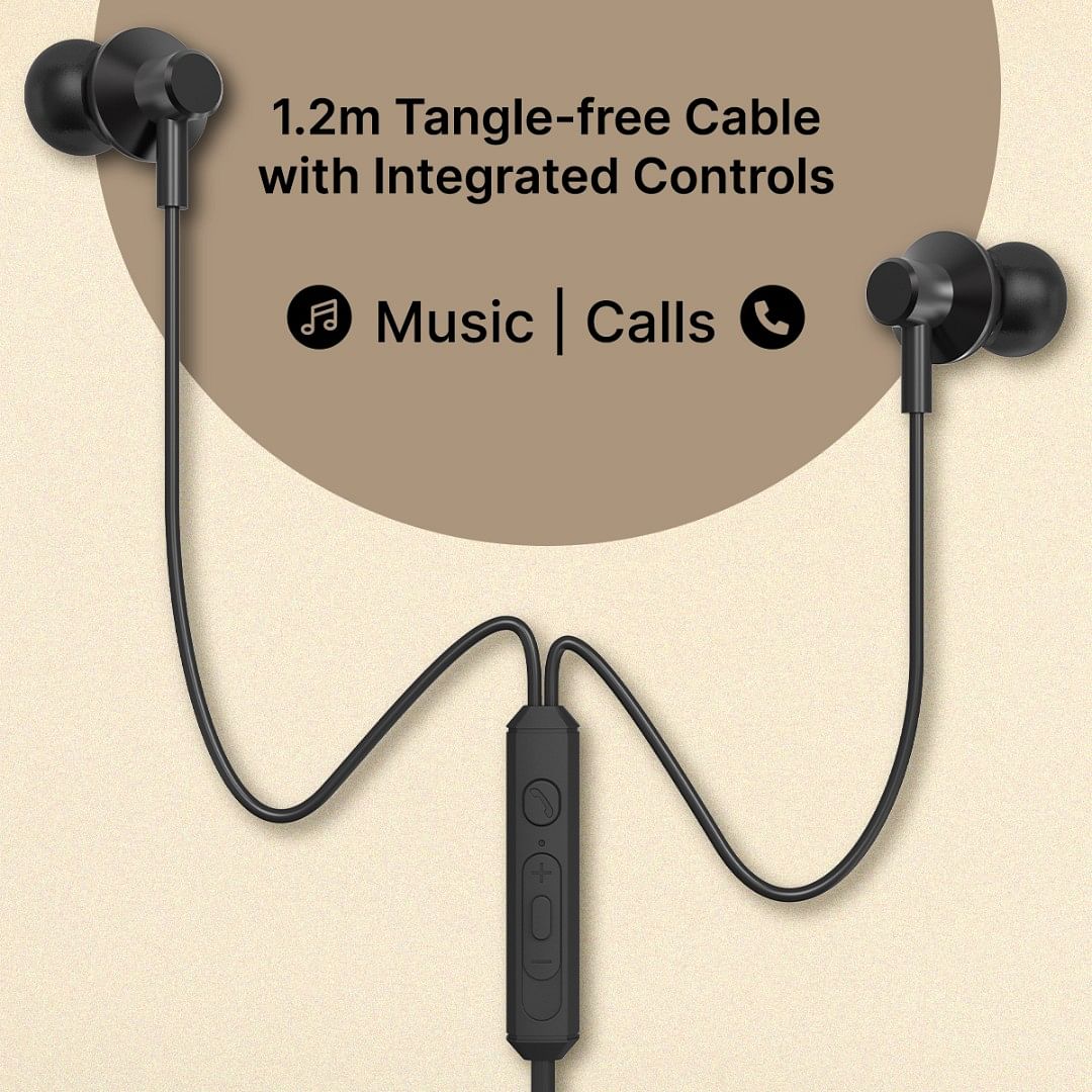 pTron Rhythm 3.5 mm (Aux) Wired Earphones with Powerful Bass